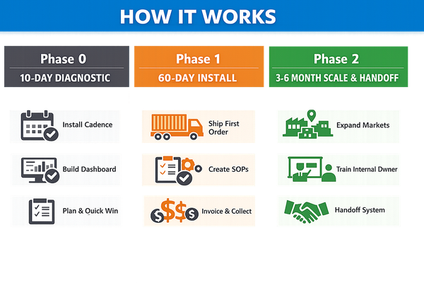 International Trade Consulting Process Steps